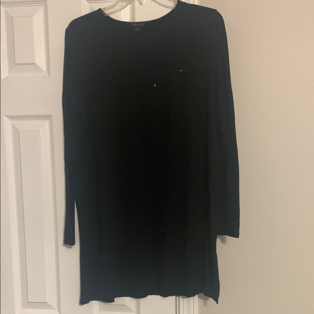 J. Jill Black Long Sleeve Shirt